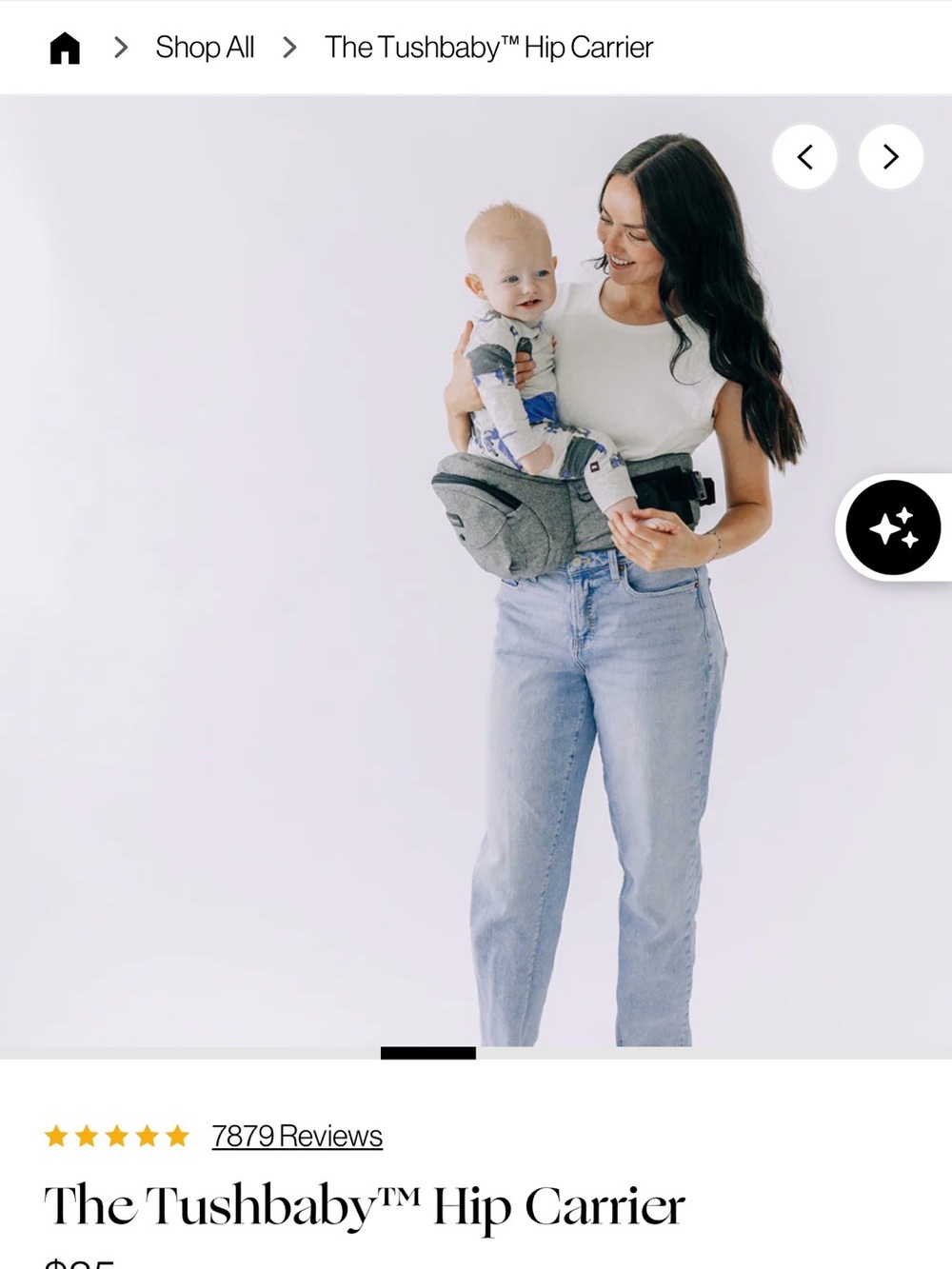 Tushbaby hip carrier